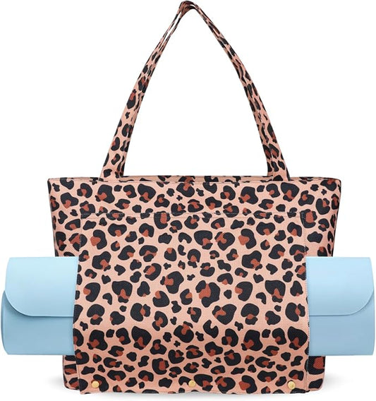 Yoga Mat Bag Yoga Bags and Carriers Fits All Your Stuff Yoga Tote Bag with Zipper Pocket Yoga Mat Carrier Pilates Bag Take in Out Mat Easily