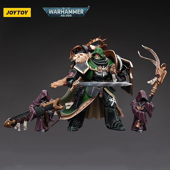 JOYTOY Warhammer 40,000 1/18 Action Figure 7.08-Inch Dark Angels Primarch Lion ElJonson Collection Model Christmas Birthday Gifts