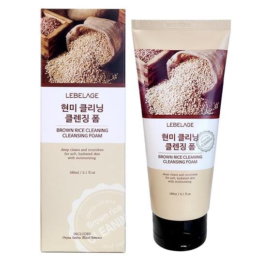 LEBELAGE BROWN RICE CLEANING CLEANSING FOAM