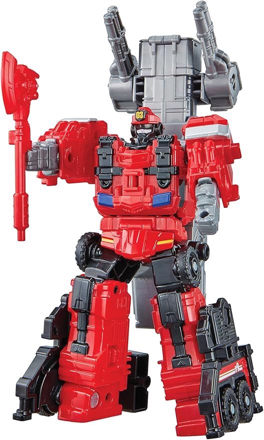 New TOBOT, MINI TOBOT L, Youngtoys Transforming Collectible Vehicle to Robot, Heroes Animation Character Toys for Kids 3 and up Transform Toys Cars, Mini Size 7-inch