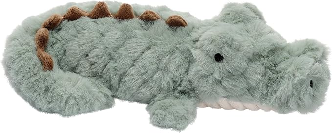 Lambs & Ivy Jungle Story Plush Green Alligator Stuffed Animal Toy - Snappy