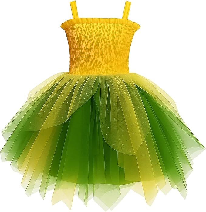 TYHTYM Princess Dress Up for Girls Costume Cosplay Fancy Toddler Halloween Birthday Party Kids