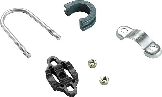 Upper Bounce Trampoline Enclosure Pole Connectors, Replacement Hardware Parts and Accessories, U-Shaped Safety Clamps, Fits up to 1" Diameter and 1.5” Legs, Set of 12