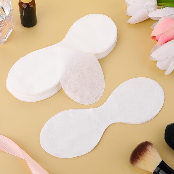 200 Sheets Eye Covers for Facials, Disposable Non Woven Eye Care Skincare Spa Paper Cotton Eyes Pads Care Facial Patches Paper Beauty Sheets for Facial Treatments Skincare Spa Home Beauty Compress