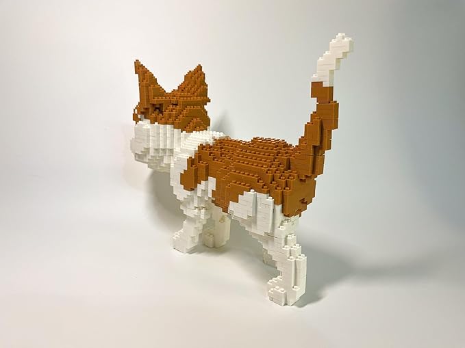 Cat Building Block Set, Animal Cat1300+ Pieces, Gifts Suitable for Adults and Kid