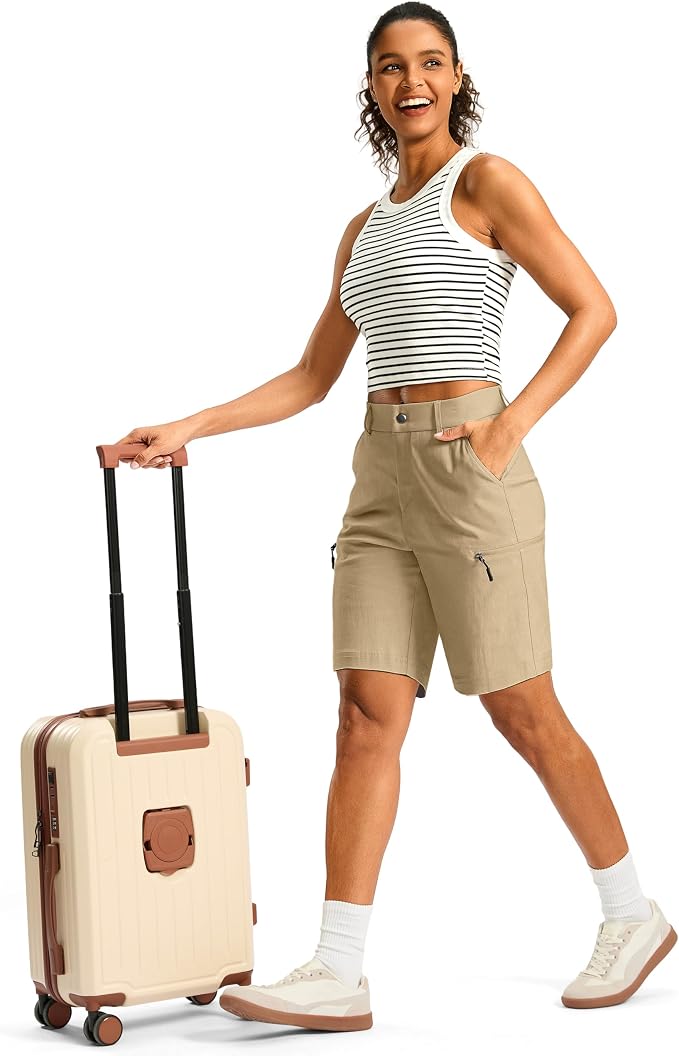 G Gradual Women's 7"/9" Hiking Cargo Shorts Quick Dry Lightweight Golf Outdoor Work Summer Travel Shorts with Pockets