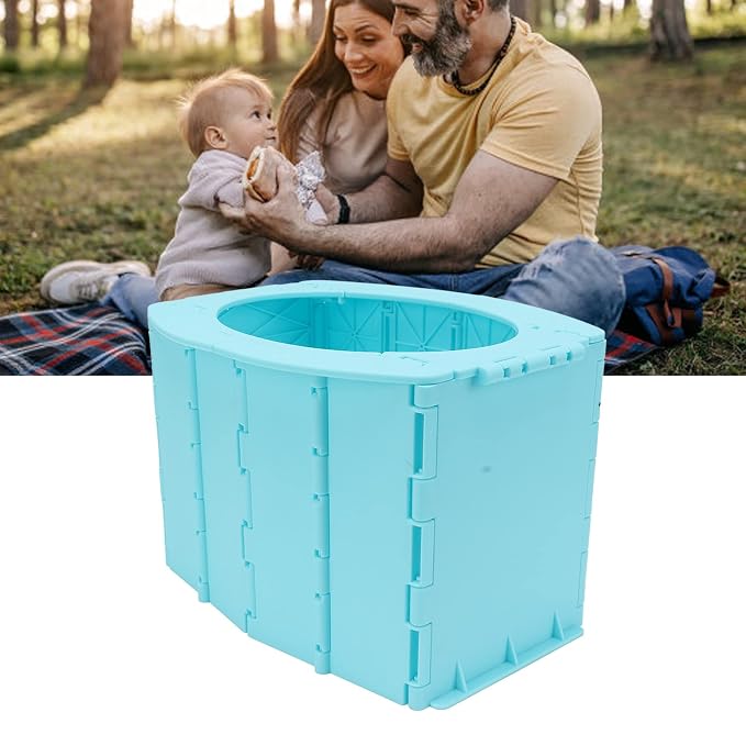 Travel Potty for Kids, Reusable Portable Folding Potty for Toddler, Toilet for Outdoor Camping, Toddler Potty Seat for Outdoor Emergency Camping