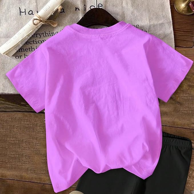 K-POP DEM0N Hunters Outfits for Girls, 2 Piece T-Shirts and Apparel Sets Birthday Gift