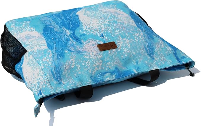 ESVAN LARGE BEACH BAG Water Resistant Lightweight 20 inch Women Oversize Tote Bag for Gym Beach Travel Pool Yoga Nurse