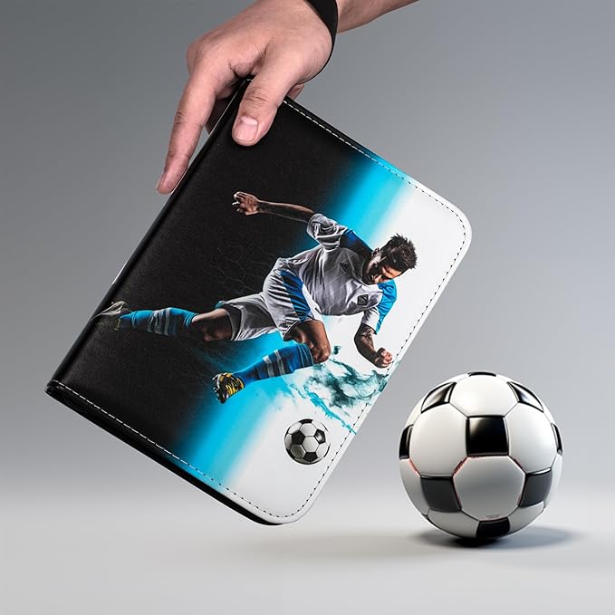 RONMONG Soccer Card Binder,2025-2026 Sports Trading Card with Sleeves Holder Album,440 Pockets Soccer Card Holder Sheets Display Storage Protectors for Collectors Boys and Girls Gift