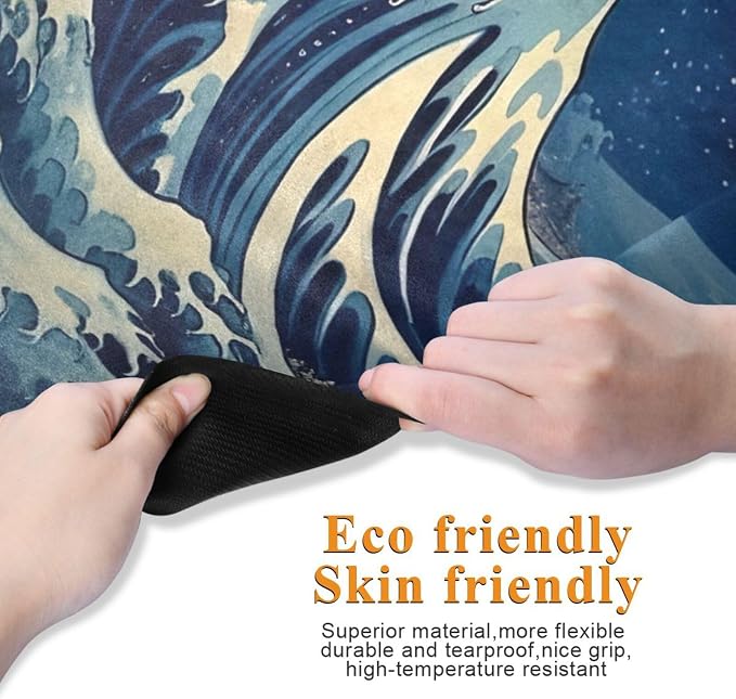 Skull Yoga Mat for Women Men 71" x 26" Non Slip Exercise & Fitness Mat 1mm Thick Workout Mat for Yoga, Pilates, Come with Storage Bag