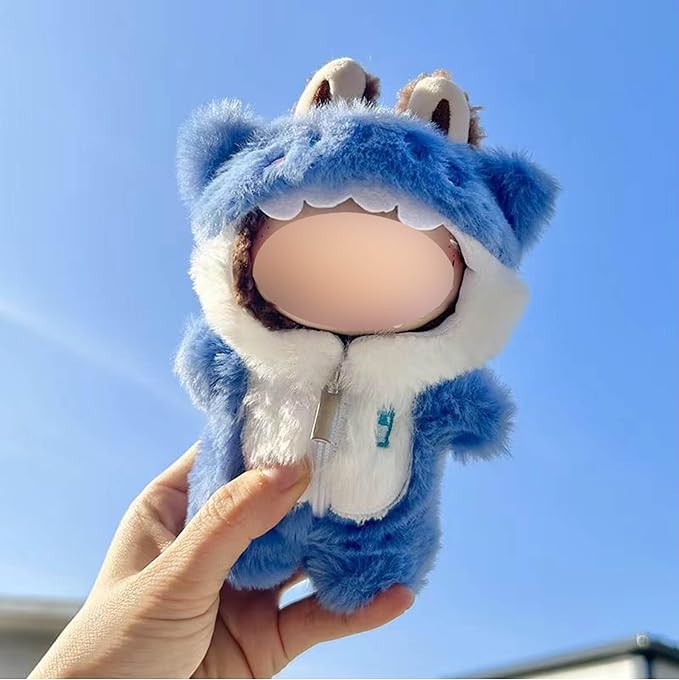 17cm Doll Clothes Accessories Outfits Cute Clothes Stylish Set (NO Doll) Blue Shark