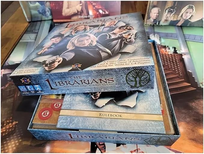The Librarians Adventure Game | Co-op or Solo Board Game for 1-4 Players | Based on Hit TV Series & Movies | Strategy Game (Adventure Card Game (Core))