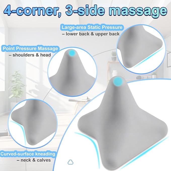 Fascia Release Tools Deep Tissue Massage Ball for Exercise & Recovery Targets Back, Shoulder, Legs&Feet - Relieves Muscle Knots, Trigger Point Massage, Pressure Point Therapy- Myofascial Release Ball