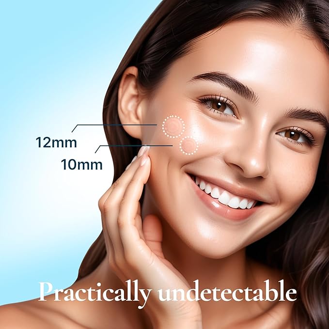 Discreet Acne Pimple Patch | Spot Cover Solution | Hydrocolloid Facial Stickers | Waterproof Patches Invisibly Cover Pimples