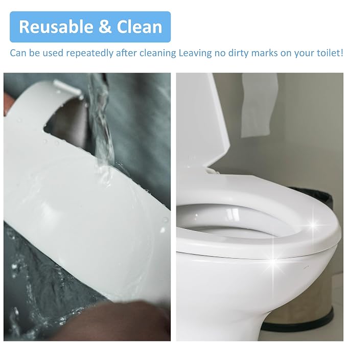 Universal Pee Deflector for Toilet Seat with Toilet lid Lifter, Toilet Splash Guard Prevents Kids and Adult from Peeing Splash Size 11.5 * 8.3” (1PC)