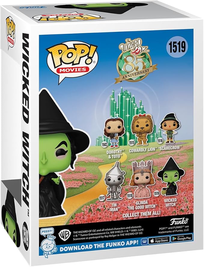 Funko POP! Movies: The Wizard of Oz - The Wicked Witch - Collectable Vinyl Figure - Gift Idea - Official Merchandise - for Kids & Adults - Movies Fans - Model Figure for Collectors and Display