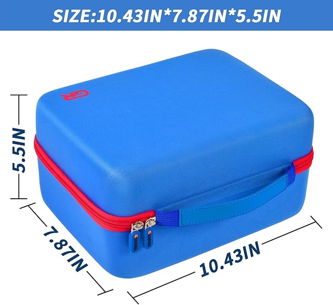 Case Compatible with Little Tikes for Story Dream Machine Books Starter Set, Toys Protective Container for Little Tikes for Storytime Audio Play Real for Littles Character Collection (Box Only), Blue