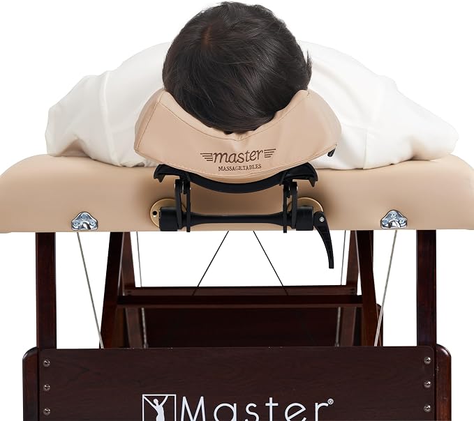 Master Massage Face Cradle, Cresent, Cream