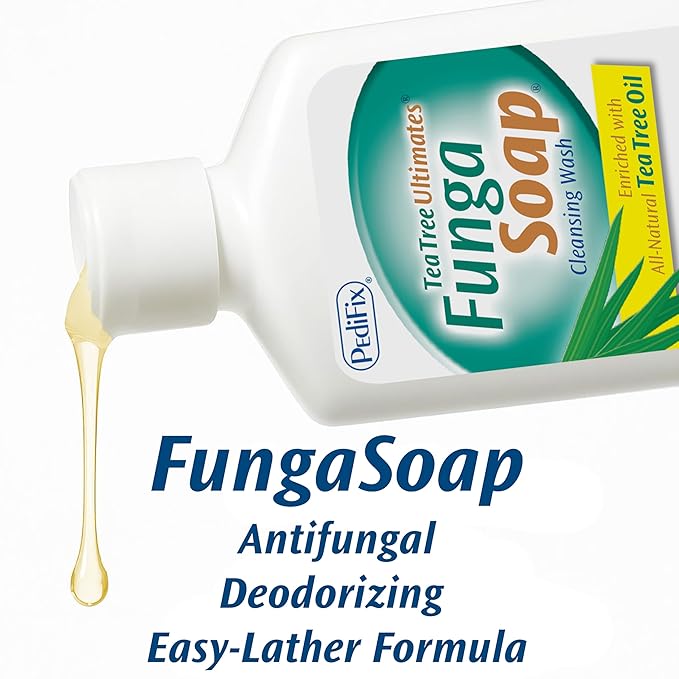 Pedifix FungaSoapLiquid with Tea Tree Oil, 6 oz.