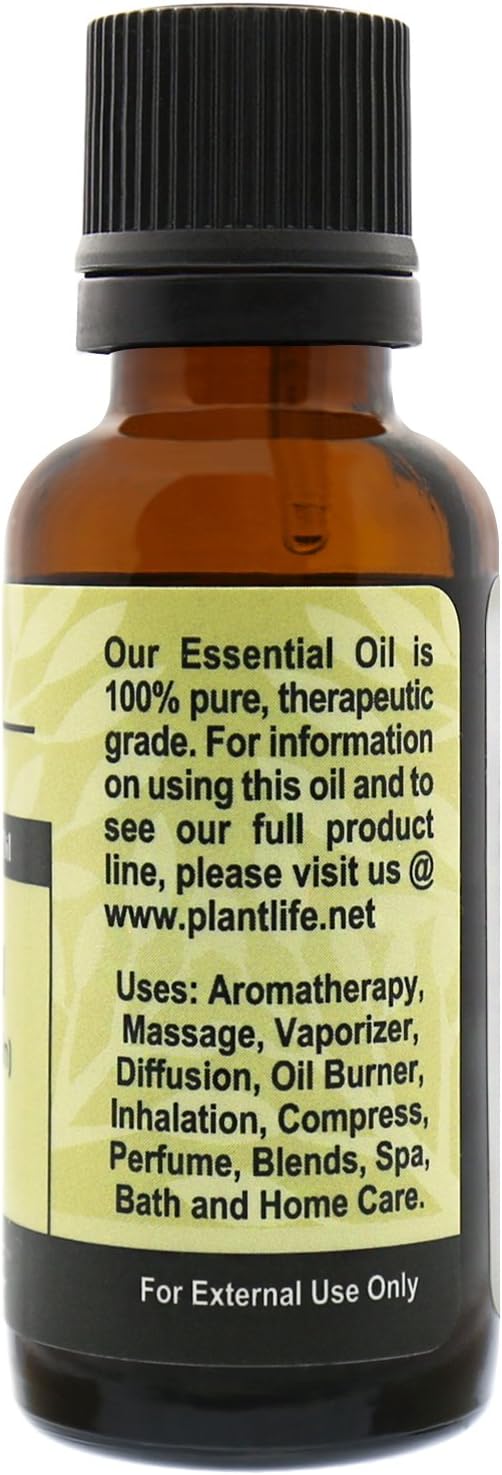 Plantlife Patchouli Aromatherapy Essential Oil - Straight from The Plant 100% Pure Therapeutic Grade - No Additives or Fillers - 30 ml