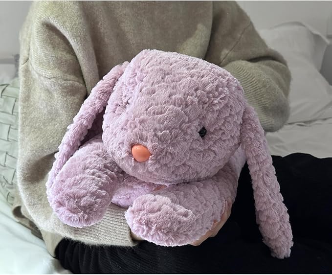 Hofun4U Rabbit Plush Pillow, Rabbit Stuffed Animal, Rabbit Plush Long Pillow for Kids Adults (47 inch)