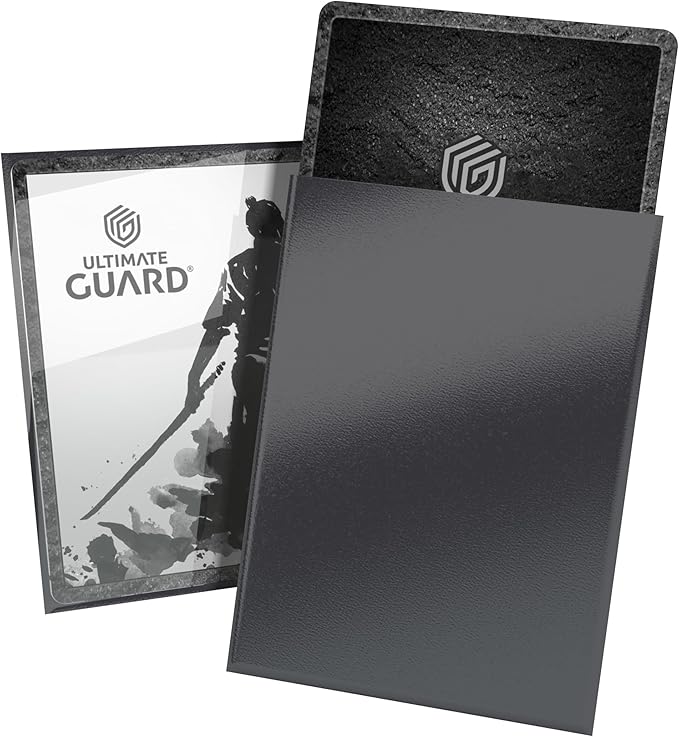 Ultimate Guard Katana Card Sleeves: 100 Standard Size TCG Sleeves, 66 x 91mm, Obsidian Shard Back, Tournament Quality, No PVC & Acid-Free, High Clarity