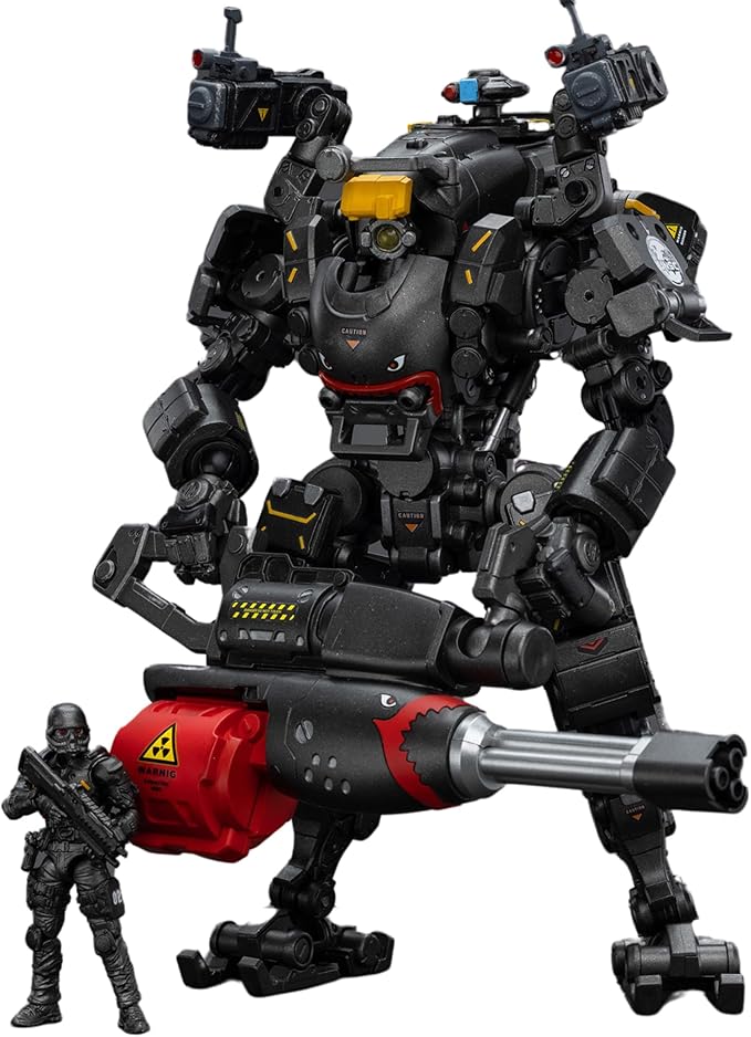 JOYTOY Action Figures 1/25 God of War 86-II Assault Anime Soldier Figure and Mecha PVC DIY Robot Collectible Military Model Collection