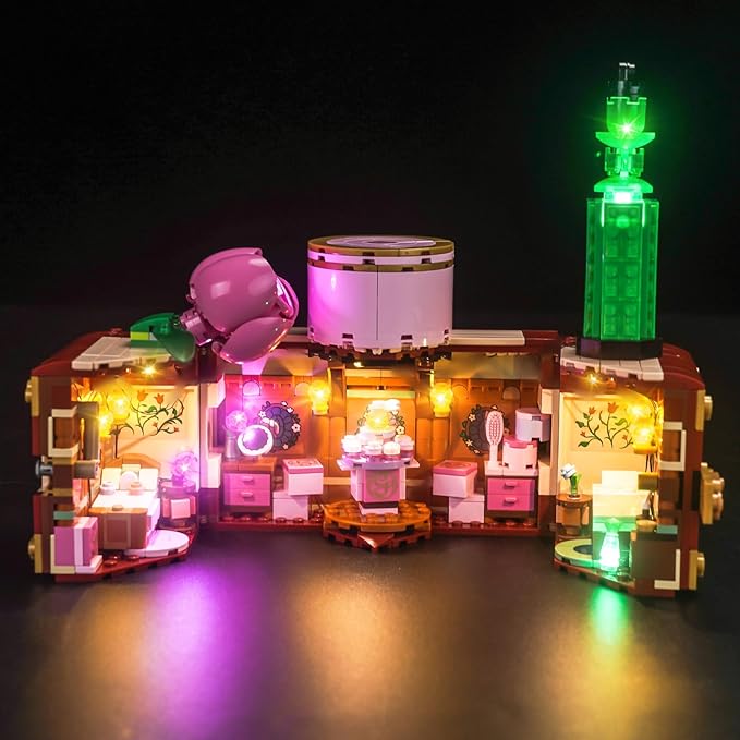 BrickBling LED Lighting Kit Compatible with Lego Wicked Glinda & Elphaba's Dormitory, Creative Light Compatible with Lego 75683-Lights Only, Not Come with Model