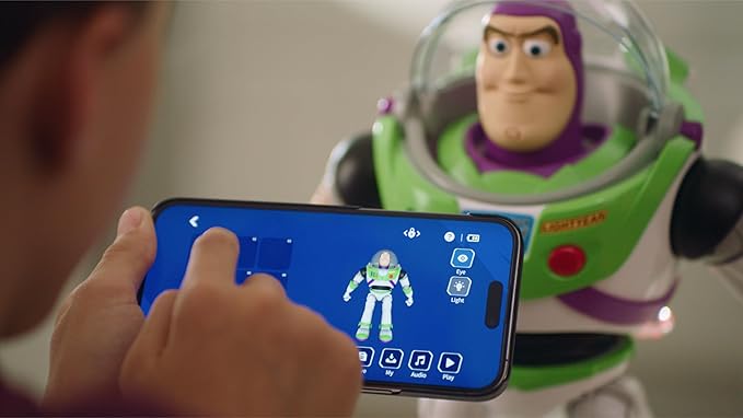Robosen Toy Story Buzz Lightyear Robot, Design for Ages 15+ - 14.7 in (H) Buzz Lightyear Collectible