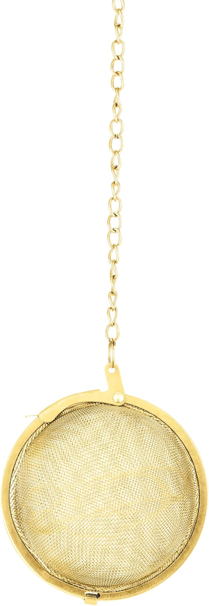 Pinky Up Gold Metal Ball Tea Infusers for Loose Tea - Stainless Steel Mesh Tea Diffuser, Gold Strainer Tea Steeper, Tea Accessories - Set of 1, Gold