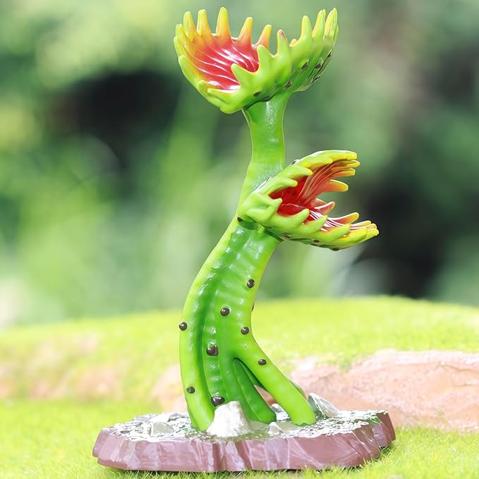 Gemini&Genius Plant Action Figure Toys for Kids Venus Flytrap Figure Carnivorous Flowers Carnivorous Plants Decor
