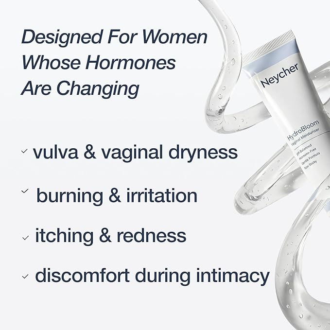20mg Hyaluronic Acid Vulva Balm and Vaginal Moisturizing gel with Aloe Vera, Calendula, Vitamin E - Hormone-Free External & Internal Hydration for Menopause, Perimenopause. 1 fl oz
