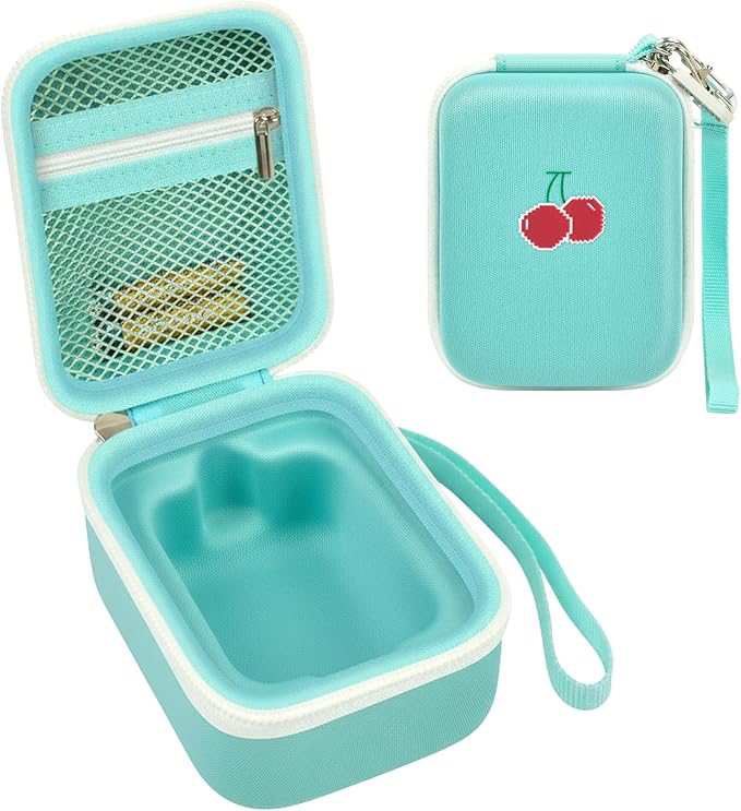Case for Bitzee Interactive Toy Digital Pet and Case, Hard Carrying Holder for Virtual Electronic Pets React to Touch, Protective Container for AA Batteries and Other Accessories (Box Only)-Green