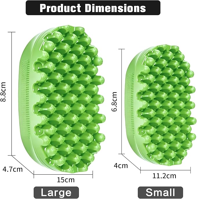 Rubber Curling Hair Brush，Premium Twist Tool for Afro Hair，Ideal for Curly, Coiled, 4C Hair，Quick & Easy Styling，Green