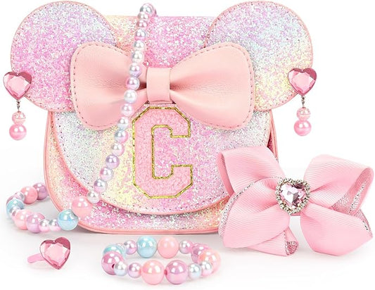 mibasies Toddler Purse Gifts for Girls: 3 Year Old Girl Gifts, Mouse Toys Purse Set
