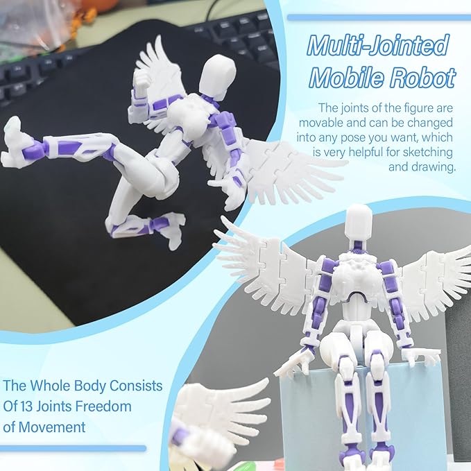 Titan 13 Multi-Jointed Action Figures,Titan 13 Action Figure,3D Printed Action Figures (1pcs-A)