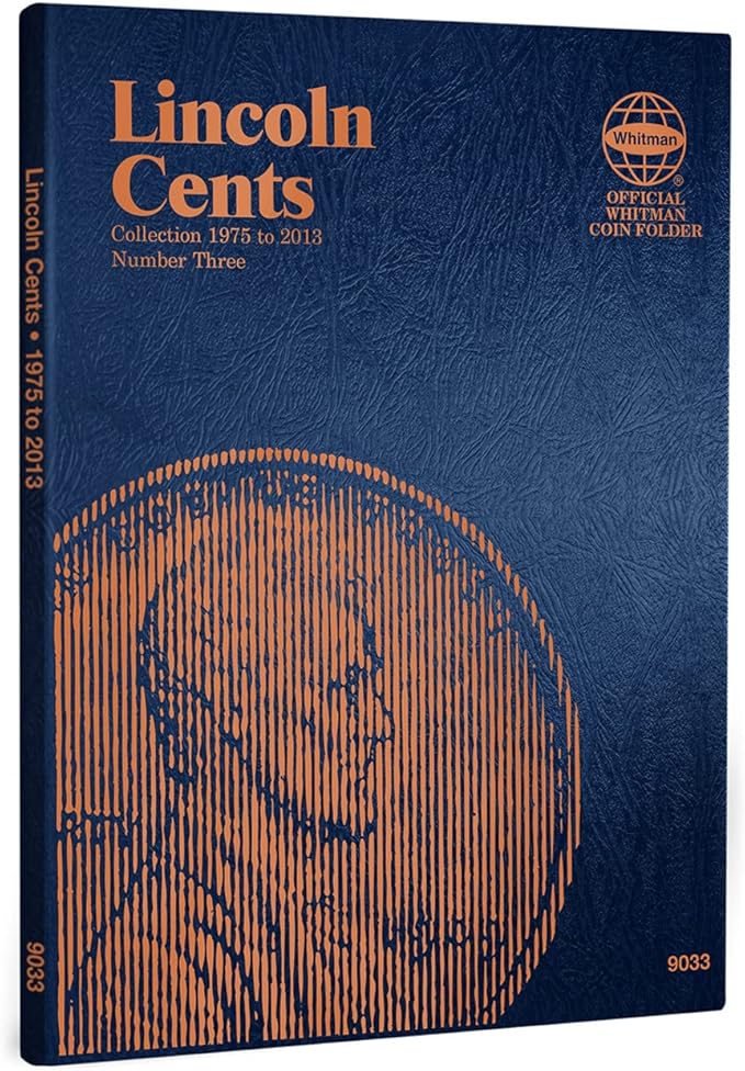 Whitman US Lincoln Cent Coin Folder Volume 3 1975 - 2013 #9033
