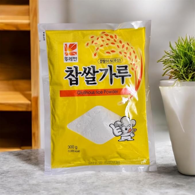 Korean Sweet Rice Flour Glutinous Rice Flour Sweet Rice Powder 300g 한국 찹쌀가루