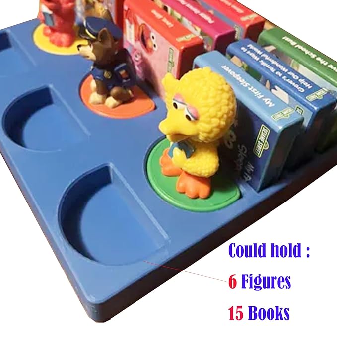 Tray Organizer Compatible with Little Tikes Story Dream Machine Books Starter Set,Kids Toys Storage Holder for Little Tikes for 15Pcs Storybook and 6Pcs Character Organizer