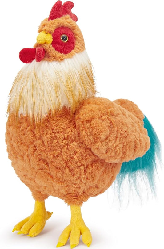 Tezituor 18 Inch Big Chicken Stuffed Animal, Cuddly Realistic Chicken Plush Toy, Gaint Rooster Stuffed Animals,Soft Stuffed Farm Plushie Kids Girls Boys Christmas, Easter, Birthday, Party Decor