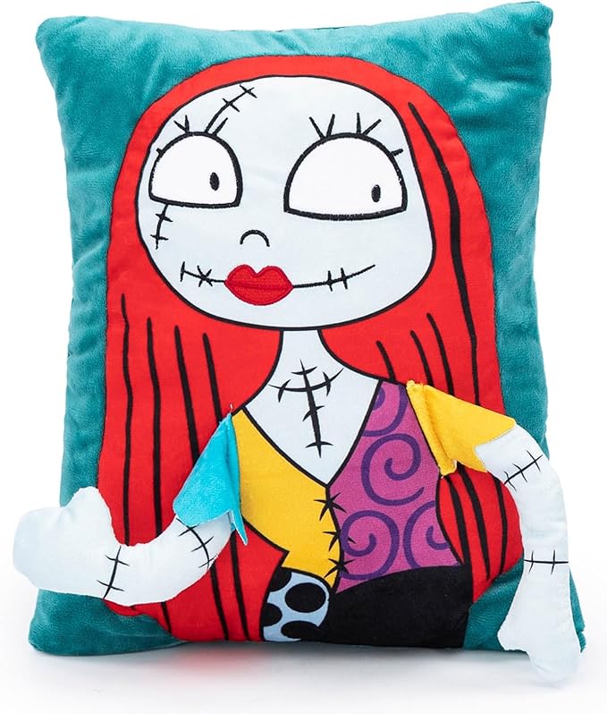 Disney Nightmare Before Christmas Sally 3D Snuggle Plush Pillow - Super Soft Plush Pillow - Measures 15 Inches