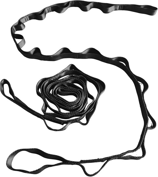 PRIOR FITNESS 2pcs Nylon Daisy Chain Straps for Aerial Yoga Hammock Swing Adjustable Aerial Silk Extender Strap Rope Anti-Gravity Yoga Extend Belts