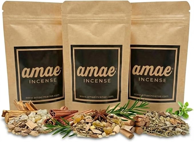 Loose Botanical Aromatic Blend – Natural Home Fragrance Aroma – Handcrafted Plant-Based Aromatic Materials – 2.22 oz Trio Set