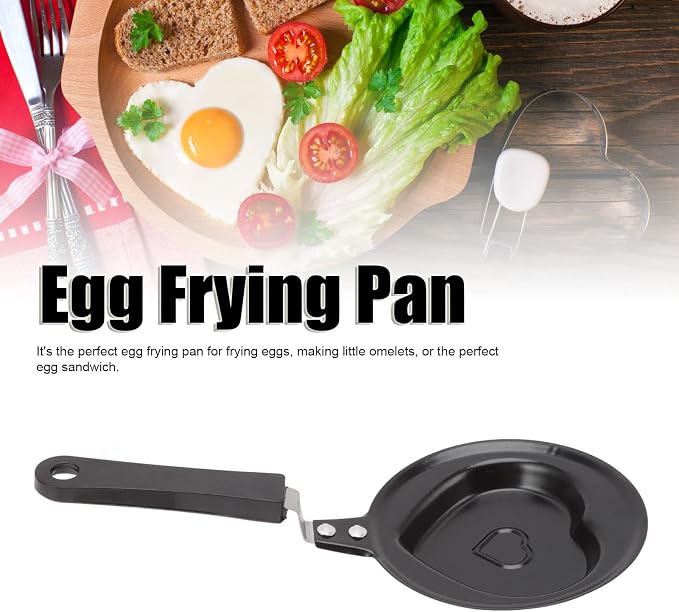 Topyond Mini Nonstick Egg Frying Pan Place Pan Innovative Korean Breakfast | Mini Nonstick Egg Frying Pan Place Pan Innovative Korean Breakfast Pot DIY Mini Egg Pan Breakfast Single Omelette Pan