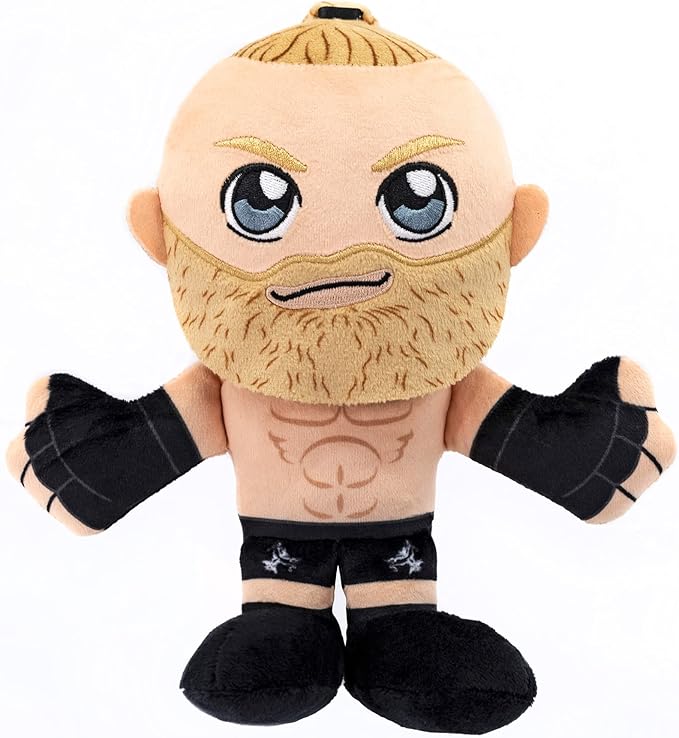 Bleacher Creatures WWE Brock Lesnar 8" Kuricha Sitting Plush- Soft Chibi Inspired Toy