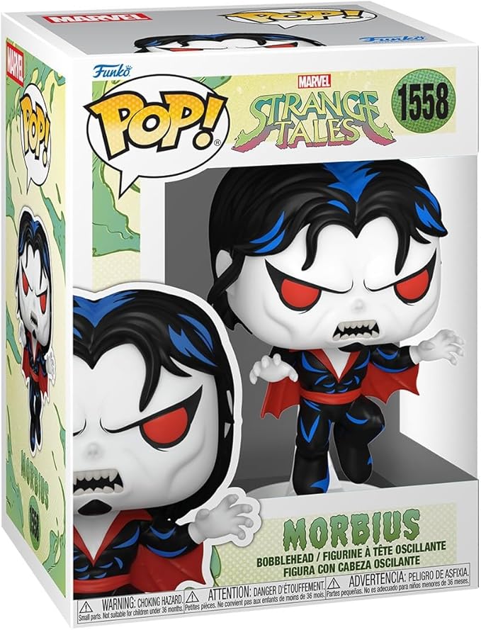 Funko Pop! Marvel: Strange Tales - Morbius - Marvel Comics - Collectable Vinyl Figure - Gift Idea - Official Merchandise - Toys for Kids & Adults - Comic Books Fans - Model Figure for Collectors