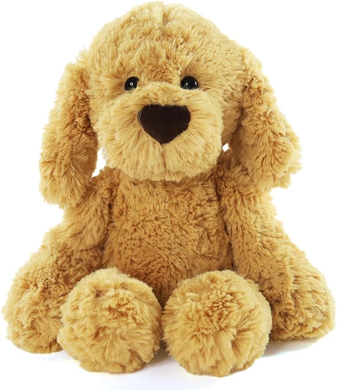 The Golden Retriever Plush, Dogs Stuffed Animals, 10" Golden Retriever Stuffed Animal, Ideal Christmas Animal Gift for Toddlers, Kids & Teens, for Ages 3-14