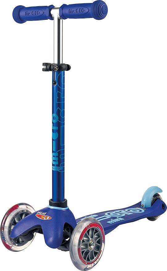 Micro Kickboard - Mini Deluxe - Three Wheeled, Lean-to-Steer Swiss-Designed Micro Scooter