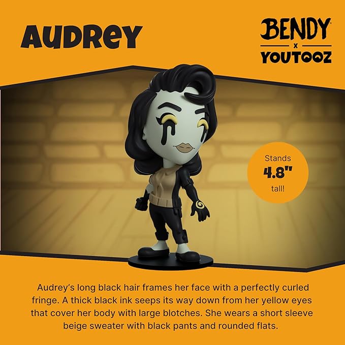 Youtooz Bendy Audrey 4.8", Collectible Vinyl Figure from Bendy The Dark Revival Collection
